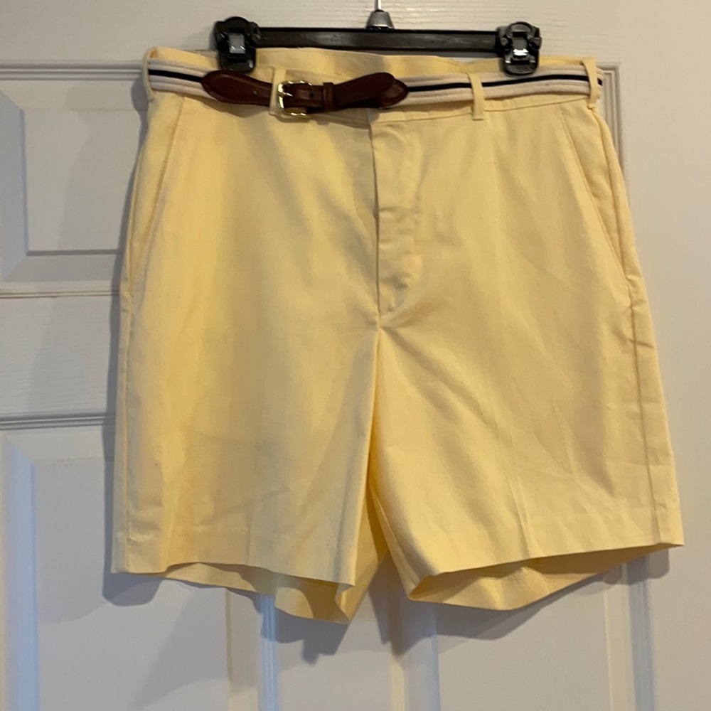 Yellow men’s shorts